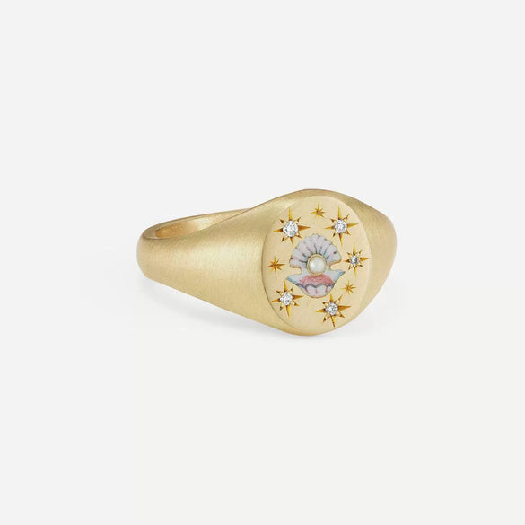 Wholesale Fashion Lion Mermaid Love Painted Stainless Steel Ring With Furnace Vacuum Plating And Animal Zodiac Pattern