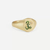 Wholesale Fashion Lion Mermaid Love Painted Stainless Steel Ring With Furnace Vacuum Plating And Animal Zodiac Pattern