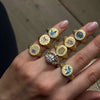 Wholesale Fashion Lion Mermaid Love Painted Stainless Steel Ring With Furnace Vacuum Plating And Animal Zodiac Pattern
