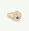 Wholesale Fashion Lion Mermaid Love Painted Stainless Steel Ring With Furnace Vacuum Plating And Animal Zodiac Pattern