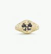 Wholesale Fashion Lion Mermaid Love Painted Stainless Steel Ring With Furnace Vacuum Plating And Animal Zodiac Pattern