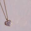 Wholesale Fashion Love Oil Dripping Opening And Closing Clavicle Necklace Copper Enamel Geometric Pendant O Word Chain Electroplated For Women