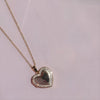 Wholesale Fashion Love Oil Dripping Opening And Closing Clavicle Necklace Copper Enamel Geometric Pendant O Word Chain Electroplated For Women