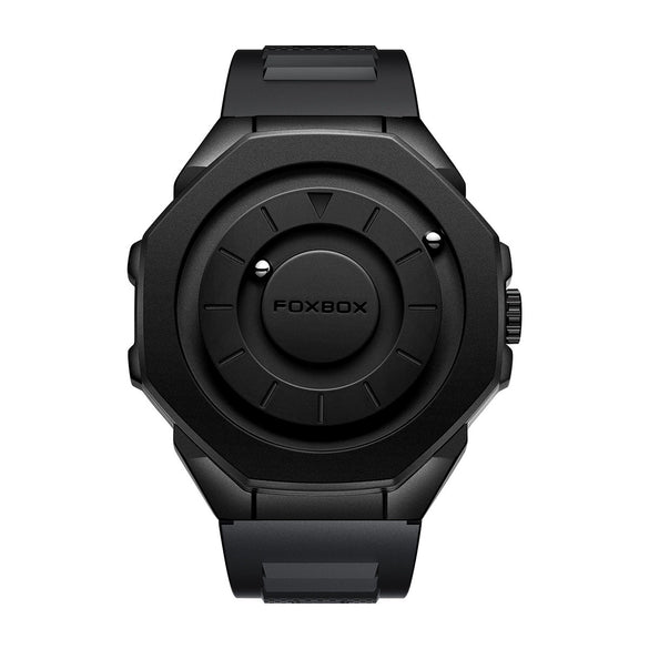 Wholesale Fashion Magnetic Ball Octagonal Men's Quartz Watch With Stainless Steel Strap And Buckle Alloy Case Rhombus Dial