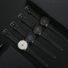 Wholesale Fashion Men's Alloy Case Leather Strap Quartz Watch With Round Dial