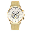 Wholesale Fashion Men's Quartz Watch With Alloy And Stainless Steel Material Round Dial Milan Belt Mesh Belt Pin Buckle