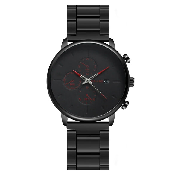 Wholesale Fashion Men's Quartz Watch With Metal Band And Round Dial