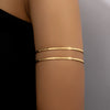 Wholesale Fashion Metal Geometric Armband Bracelet With Electroplating