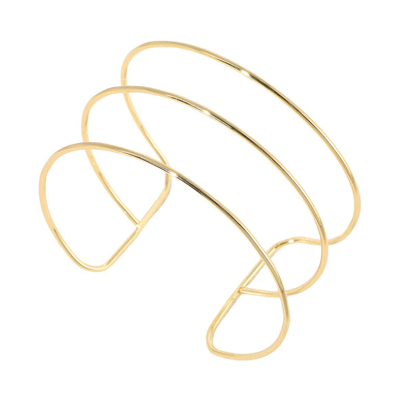 Wholesale Fashion Metal Geometric Armband Bracelet With Electroplating