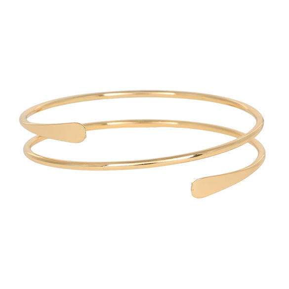 Wholesale Fashion Metal Geometric Armband Bracelet With Electroplating