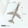 Wholesale Fashion Minimalist Aircraft Pendant Accessories Made Of Copper With 18K Gold Plated Electroplating
