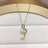 Wholesale Fashion Minimalist Copper And Natural Freshwater Pearl Necklace With Flat Round And Bun Round Pearls