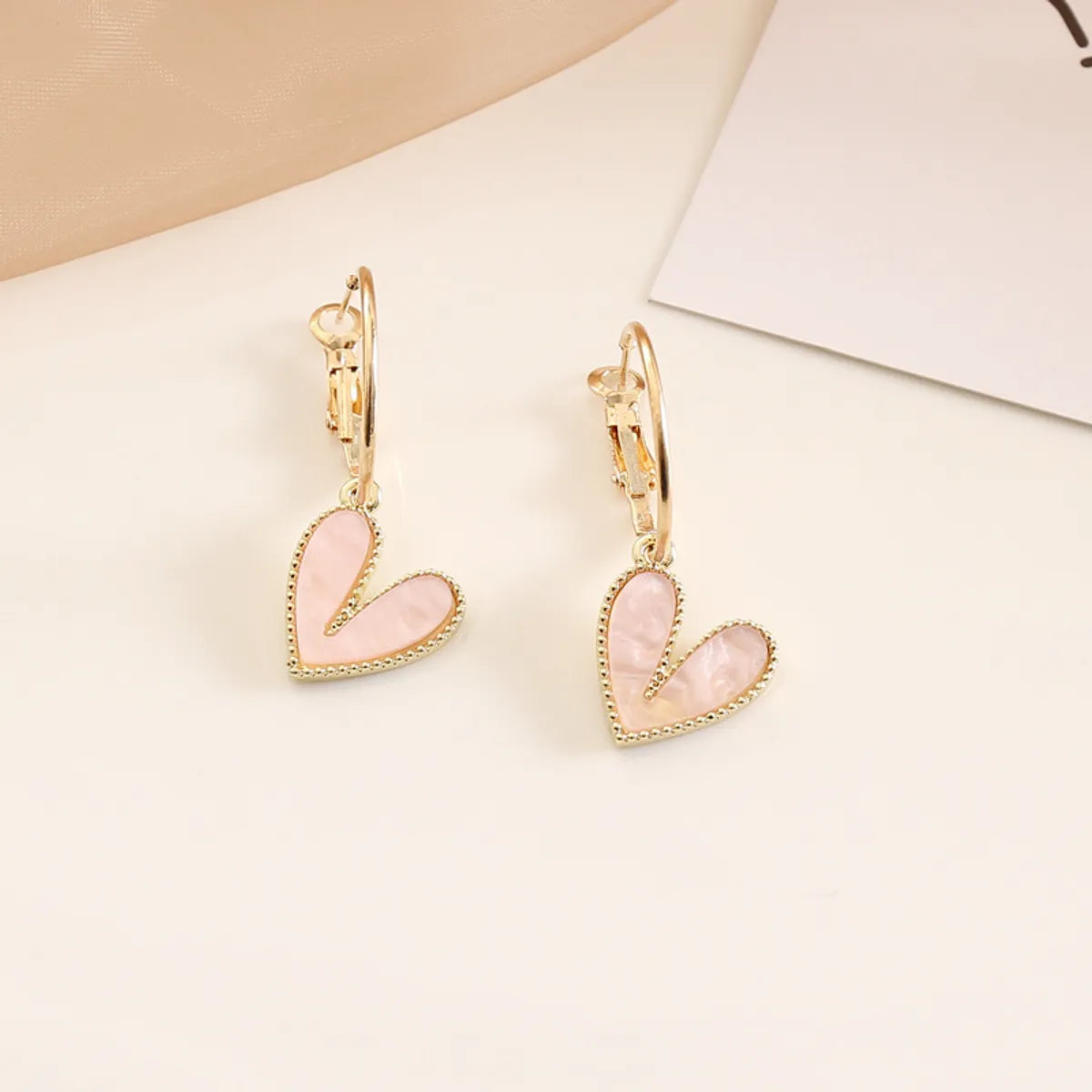 Wholesale Fashion Multicolor Heart-shaped Earrings