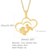 Wholesale Fashion Necklace Stainless Steel Love Letter Pendant With Electroplating And Geometric Pattern