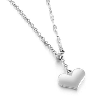 Wholesale Fashion New Heart-shaped Pendent Titanium Steel Necklace Gooddiy