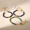 Wholesale Fashion New Natural Stone Handmade Unisex Bracelet With Tourmaline And Lapis Lazulio