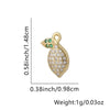 Wholesale Fashion Niche Design Copper Necklace With Cross Tripod Rhombus Geometric Pendant And Electroplating