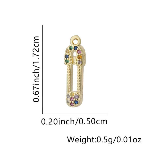 Wholesale Fashion Niche Design Copper Necklace With Cross Tripod Rhombus Geometric Pendant And Electroplating