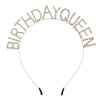 Wholesale Fashion Ol Alloy Crystal Hairband With Electroplating Treatment Letters Numbers And Text For Unisex