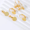 Wholesale Fashion Ol Style Copper Ear Buckle Accessories Electroplated Diy Handmade Earring Material
