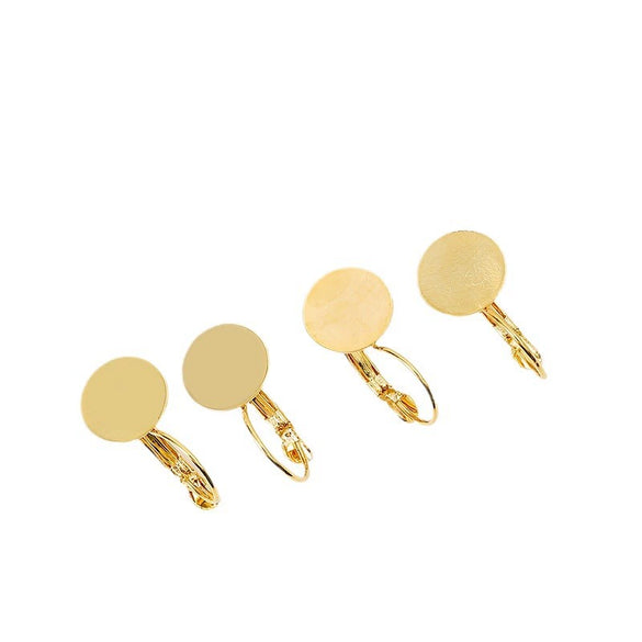 Wholesale Fashion Ol Style Copper Ear Buckle Accessories Electroplated Diy Handmade Earring Material