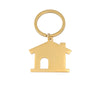Wholesale Fashion Ol Style Stainless Steel Hollow Big House Key Pendant Key Chain Jewelry Accessories With Fine Polishing