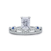 Wholesale Fashion Ol Women's S925 Silver Geometric Diamond Crown Ring