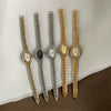 Wholesale Fashion Oval Ladies Watch With Alloy Case And Stainless Steel Buckle