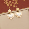 Wholesale Fashion Pearl Love Stainless Steel Clavicle Chain With Heart Pattern And Electroplating Treatment For Women