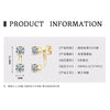 Wholesale Fashion Personality Double Wear Moissanite Earrings In S925 Sterling Silver With Geometric Style And Electroplating Treatment For Women