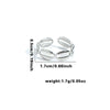 Wholesale Fashion Retro Multilayer Titanium Steel Ring With Crown Moon Heart Flower Leaf Letter Number Text Shape For Women