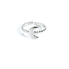 Wholesale Fashion Retro Multilayer Titanium Steel Ring With Crown Moon Heart Flower Leaf Letter Number Text Shape For Women