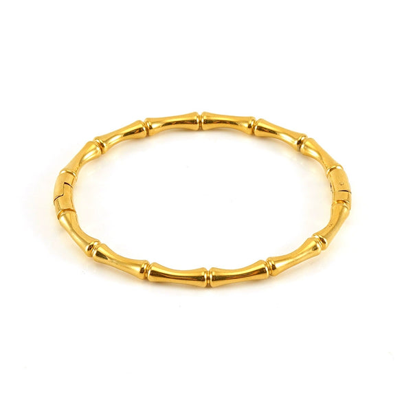 Wholesale Fashion Retro Style Stainless Steel Geometric Bracelet With Electroplating
