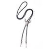 Wholesale Fashion Retro Unisex Alloy And Artificial Leather Animal Cow Head Handmade Necklace