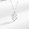 Wholesale Fashion S925 Silver Heart Shape Pendant Necklace