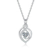 Wholesale Fashion S925 Silver Heart Shape Pendant Necklace