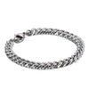 Wholesale Fashion Simple Hip Hop Unisex Titanium Steel Electroplating Treatment Side Flat Chain Geometry Pattern Jewelry Bracelet
