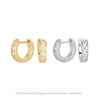 Wholesale Fashion Simple Basic Geometric Circle Shape Inlaid Zircon 925 Sterling Silver Women's Ear Buckle Earrings