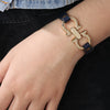 Wholesale Fashion Simple Pu Leather Alloy Geometric Bracelet For Women