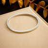 Wholesale Fashion Simple Smooth Gold Plated Stainless Steel Round Geometric Bracelet