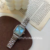 Wholesale Fashion Simple Square Dial Stainless Steel Band Watch For Women