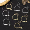 Wholesale Fashion Simple Stainless Steel Children's Long Bracelet With Laser Engraved Crown And Heart Shape Electroplated Design