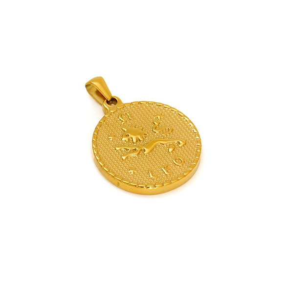 Wholesale Fashion Simple Stainless Steel Constellation Single Pendant With Electroplating For Men And Women