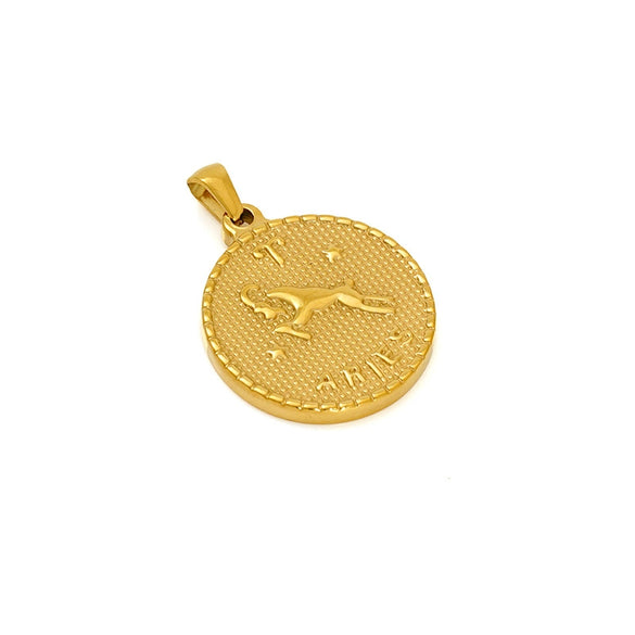 Wholesale Fashion Simple Stainless Steel Constellation Single Pendant With Electroplating For Men And Women