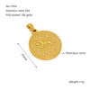 Wholesale Fashion Simple Stainless Steel Constellation Single Pendant With Electroplating For Men And Women