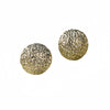 Wholesale Fashion Simple Temperament Round Stainless Steel Earrings With Electroplating Process