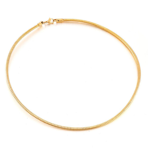 Wholesale Fashion Simple Titanium Steel Square Ring Rhinestone Necklace With Geometric Styling For Women