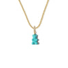 Wholesale Fashion Single Layer Bear Pendant Necklace Made Of Copper With Electroplating Treatment For Women