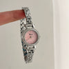 Wholesale Fashion Square Bracelet Watch For Women With Golden Spike Mermaid Design Made Of Alloy And Stainless Steel