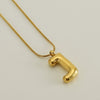 Wholesale Fashion Stainless Steel And Titanium Steel Letter Snake Bone Chain Necklace With Polishing Treatment